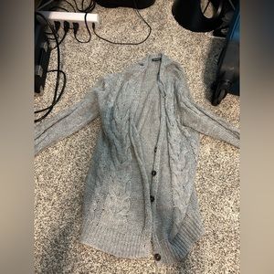 Wild fable (target brand) gray button sweater